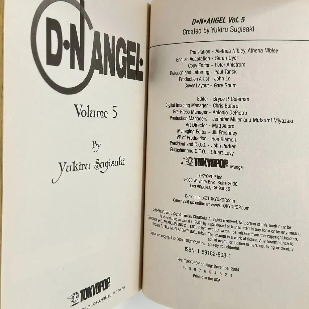 Manga angel vol